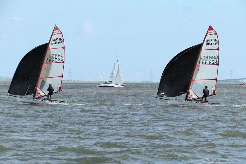 Benn Clegg and Eddie Bridle - Musto Skiffs at the Medway YC Regatta  - photo © Lucian Stone / Bryony Sharpen