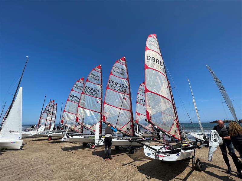 Musto Skiffs at ELYC Regatta 2023 photo copyright MSCA taken at East Lothian Yacht Club and featuring the Musto Skiff class