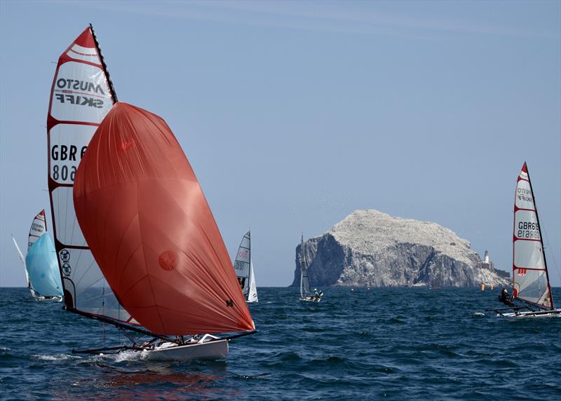 Musto Skiffs at ELYC Regatta 2023 photo copyright Steve Fraser taken at East Lothian Yacht Club and featuring the Musto Skiff class