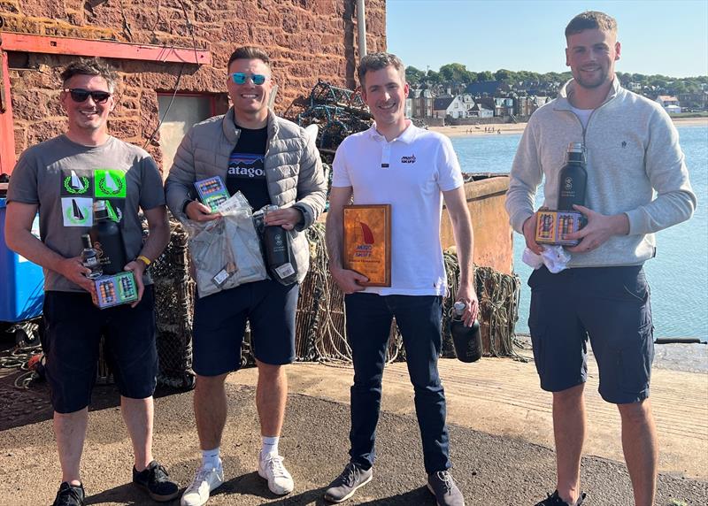 Musto Skiff event winners (L-R: J Hilton, B Maughan, A Conn, and D Trotter) - photo © MSCA