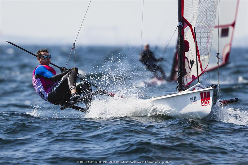 Rob Richardson photo copyright Bernardi´ Bibiloni taken at Circolo Vela Torbole and featuring the Musto Skiff class