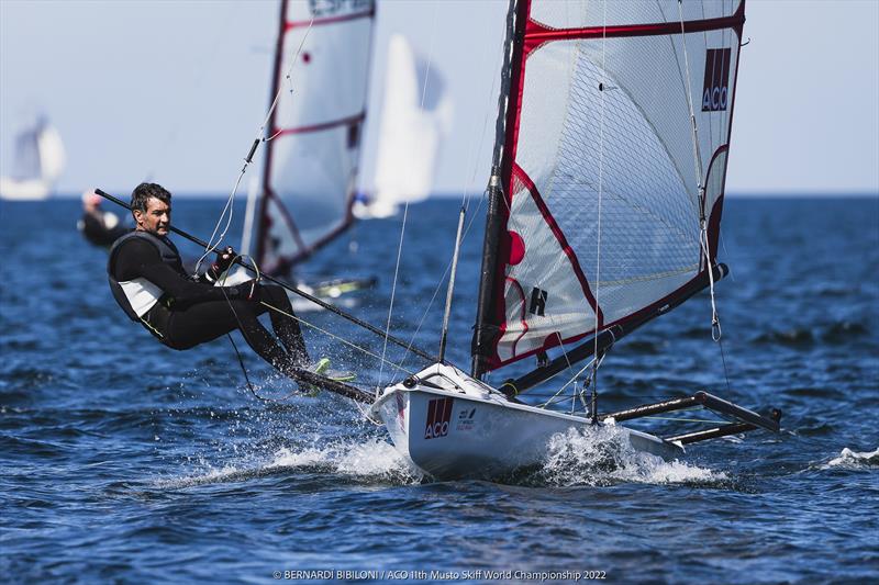 Justo Martinez photo copyright Bernardi´ Bibiloni taken at Circolo Vela Torbole and featuring the Musto Skiff class