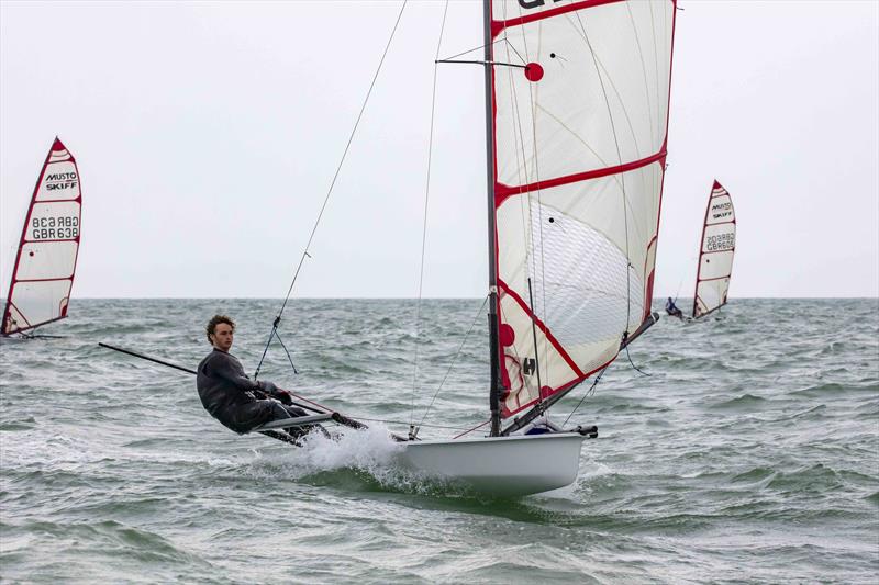 Eddie Bridle photo copyright Tim Olin / www.olinphoto.co.uk taken at Circolo Vela Torbole and featuring the Musto Skiff class