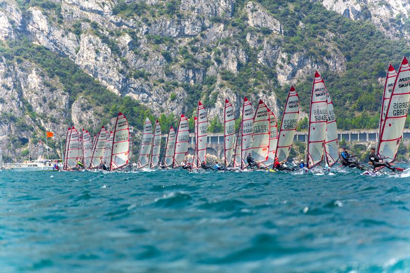 ACO 12th Musto Skiff Worlds at Torbole, Lake Garda Day 3 - photo © Emilio Santinelli