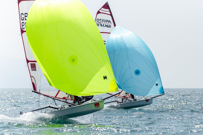 ACO 12th Musto Skiff Worlds at Torbole, Lake Garda Day 3 - photo © Emilio Santinelli