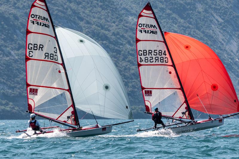 ACO 12th Musto Skiff Worlds at Torbole, Lake Garda Day 4 - photo © Emilio Santinelli