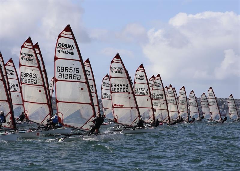 2023 Noble Marine UK Musto Skiff Nationals at Restronguet Day 2 photo copyright Ian Symonds taken at Restronguet Sailing Club and featuring the Musto Skiff class