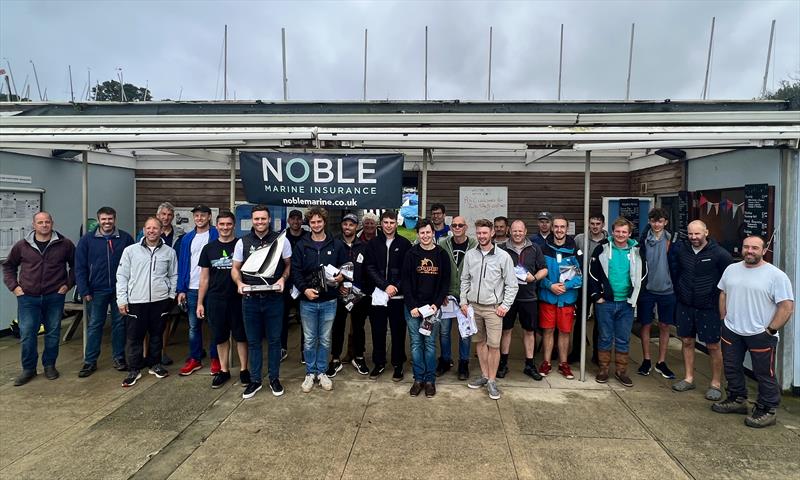 Competitors in the 2023 Noble Marine UK Musto Skiff Nationals at Restronguet - photo © MSCA