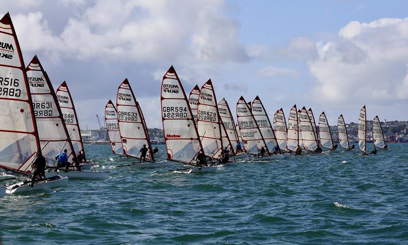 2023 Noble Marine UK Musto Skiff Nationals at Restronguet photo copyright Ian Symonds taken at Restronguet Sailing Club and featuring the Musto Skiff class