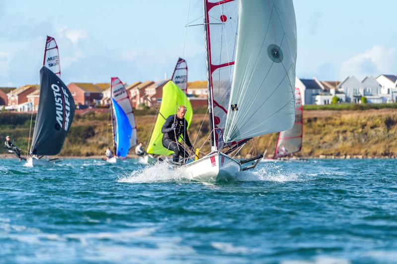 Noble Marine Musto Skiff training at Weymouth  photo copyright Noah Fitzgerald taken at Weymouth & Portland Sailing Academy and featuring the Musto Skiff class