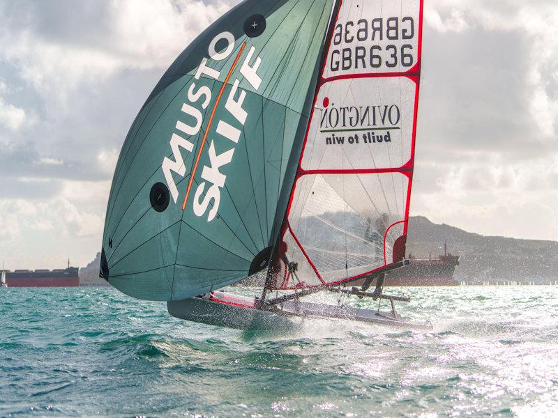 Noble Marine Musto Skiff training at Weymouth  photo copyright Noah Fitzgerald taken at Weymouth & Portland Sailing Academy and featuring the Musto Skiff class