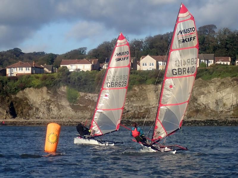 2023 Scottish Skiffs Regatta at Dalgety Bay photo copyright Ian Renilson taken at Dalgety Bay Sailing Club and featuring the Musto Skiff class