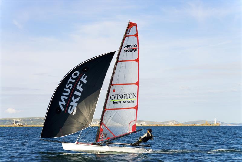 Small mainsail photo copyright Richard Bowers taken at  and featuring the Musto Skiff class