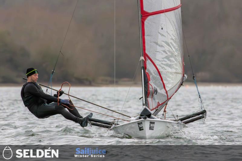 Grafham Grand Prix - Sam Pascoe in his Musto Skiff photo copyright Tim Olin / www.olinphoto.co.uk taken at Grafham Water Sailing Club and featuring the Musto Skiff class