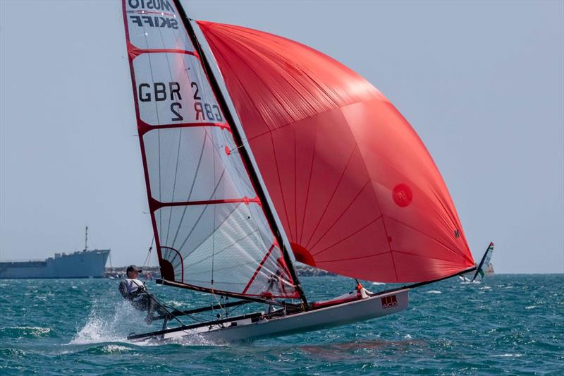 Rob Richardson - CCSC photo copyright Tim Olin / www.olinphoto.co.uk taken at Castle Cove Sailing Club and featuring the Musto Skiff class