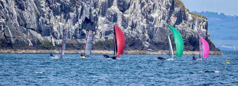 Musto Skiffs by Bass Rock - ELYC Regatta 2025 - photo © Steve Fraser