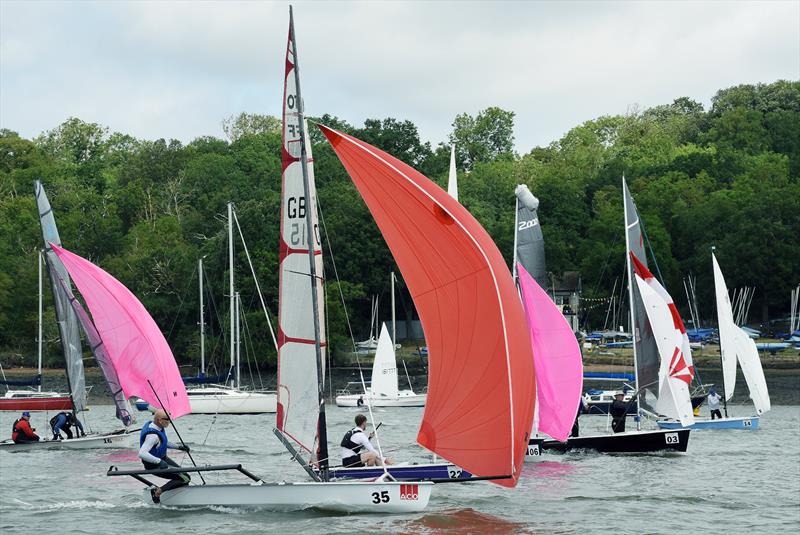 Medway Dinghy Regatta photo copyright Nick Champion / www.championmarinephotography.co.uk taken at Wilsonian Sailing Club and featuring the Musto Skiff class