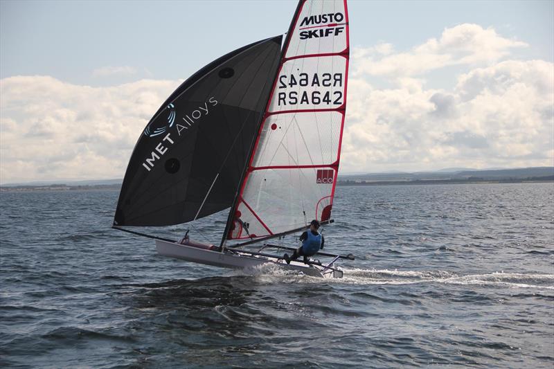 Euan Hurter - Musto Skiff Chanonry Open 2025 photo copyright Stuart Brown taken at Chanonry Sailing Club and featuring the Musto Skiff class