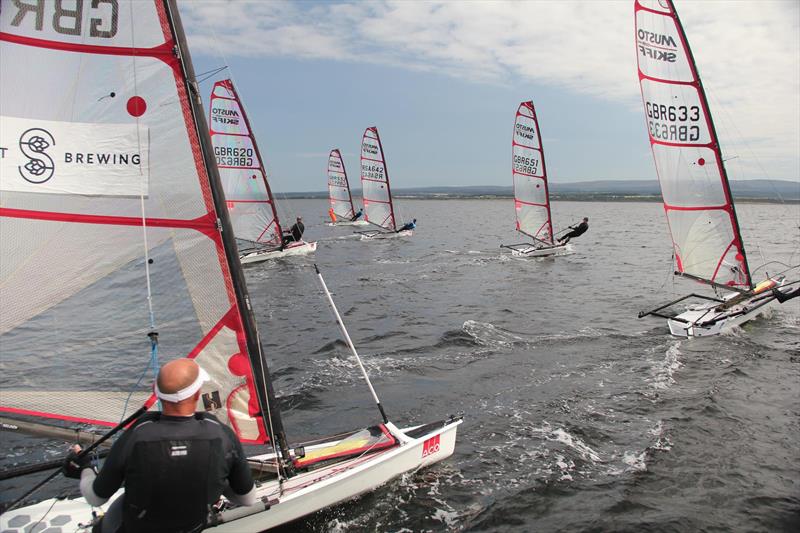 Fleet racing - Musto Skiff Chanonry Open 2025 - photo © Stuart Brown