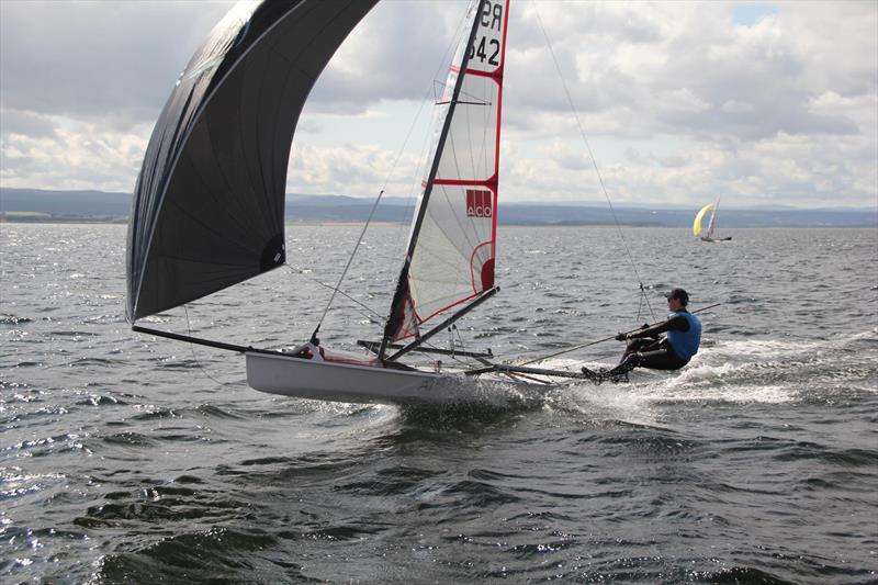 Euan Hurter (1st place) - Musto Skiff Chanonry Open 2025 photo copyright Stuart Brown taken at Chanonry Sailing Club and featuring the Musto Skiff class