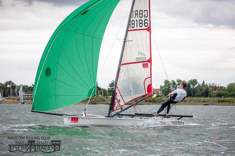 East Coast Piers Race photo copyright Alex Irwin / www.sportography.tv taken at Marconi Sailing Club and featuring the Musto Skiff class