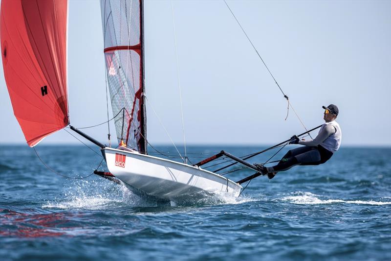 Rob Richardson photo copyright Michael Oliver taken at  and featuring the Musto Skiff class