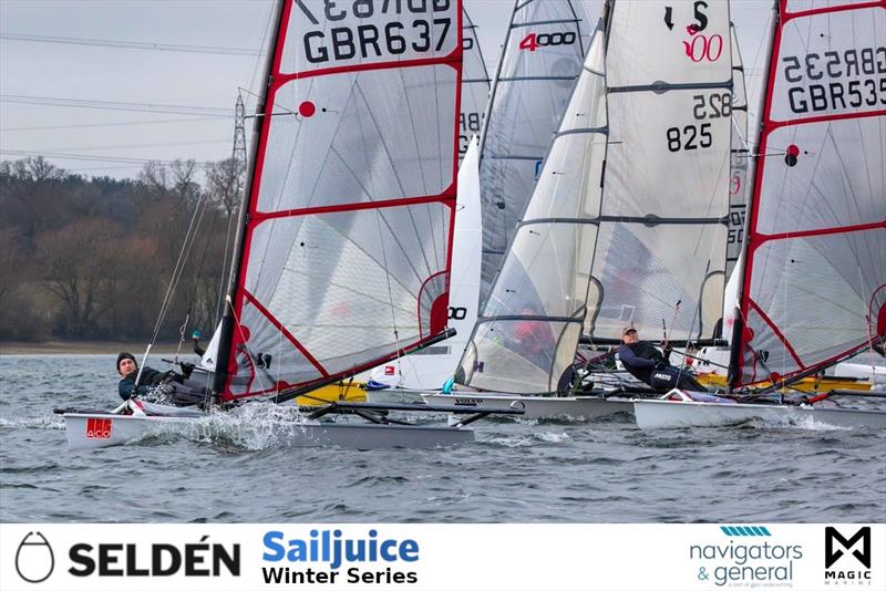 Selden Sailjuice Winter Series Grafham Grand Prix - photo © Tim Olin / www.olinphoto.co.uk
