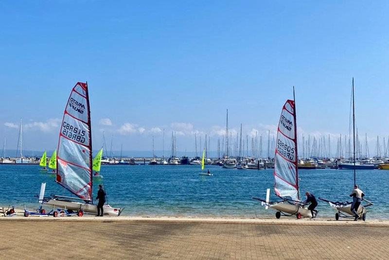 Musto Skiff fleet at the WPNSA Skiff Open - photo © Steve Robson