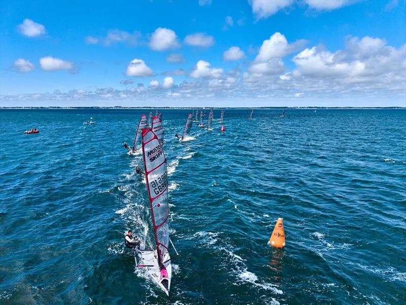 ACO Musto Skiff World Championship 2026 Day 4 photo copyright Antoine Dujoncquoy taken at Yacht Club de Carnac and featuring the Musto Skiff class