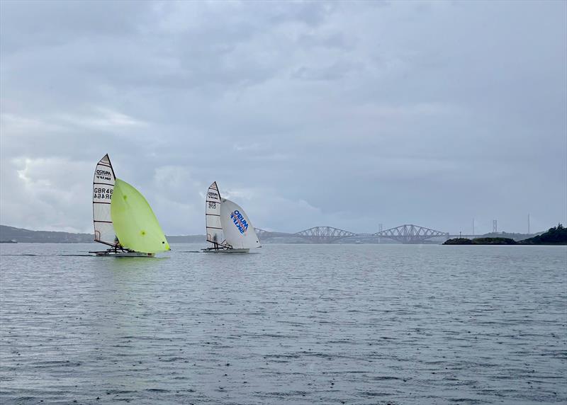 Ben Homer training at Dalgety Bay photo copyright Provided by Ben Homer taken at Dalgety Bay Sailing Club and featuring the Musto Skiff class