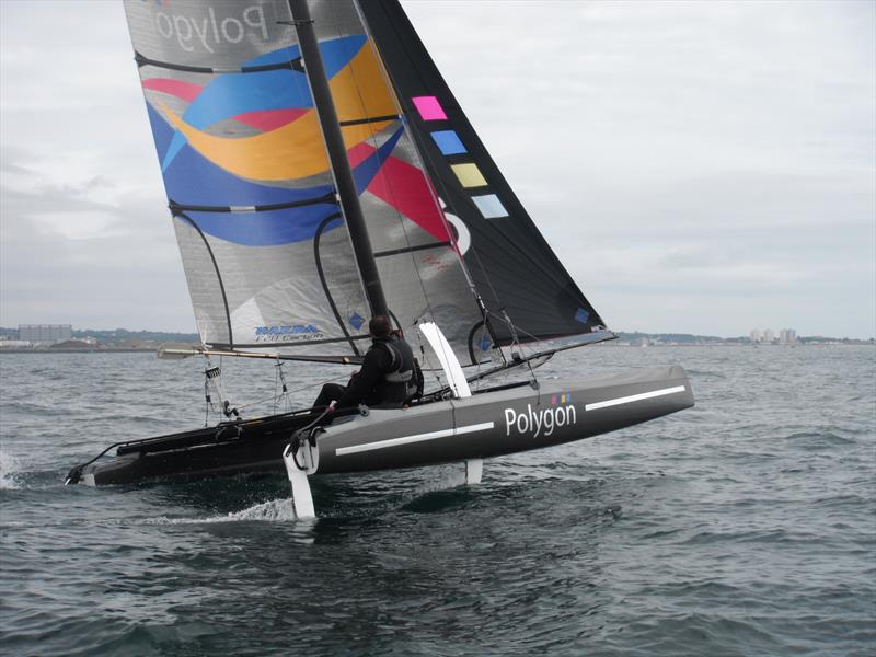Polygon Morning Glory is the record holder in the Round Jersey Race photo copyright Bill Harris taken at Royal Channel Islands Yacht Club and featuring the Nacra class