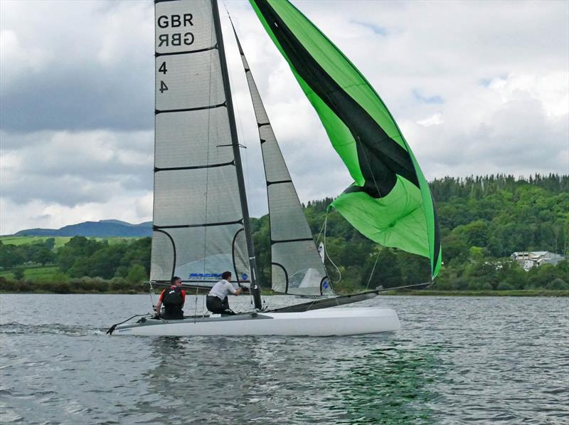 The inaugural Bala Grand Prix photo copyright John Hunter taken at Bala Sailing Club and featuring the Nacra class