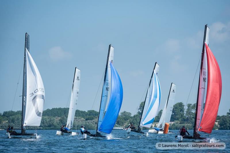 NACRA Open Dutch Championship at Hellecat, The Netherlands photo copyright Laurens Morel / www.saltycolours.com taken at  and featuring the Nacra class