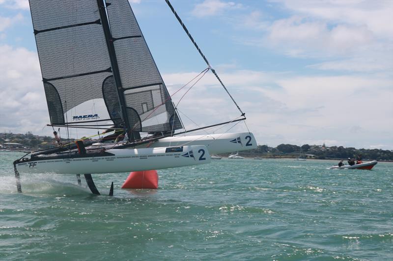 Students learn the high-speed, high-stakes nuances of next-generatioon sailing under the watchful eye of the RNZYS's International Foiling Camp - photo © Image courtesy of the International Foiling Camp/RNZYS