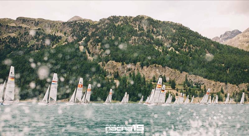 2021 Nacra 15 Europeans photo copyright Guillaume Fischer taken at Segel-Club St. Moritz and featuring the Nacra 15 class