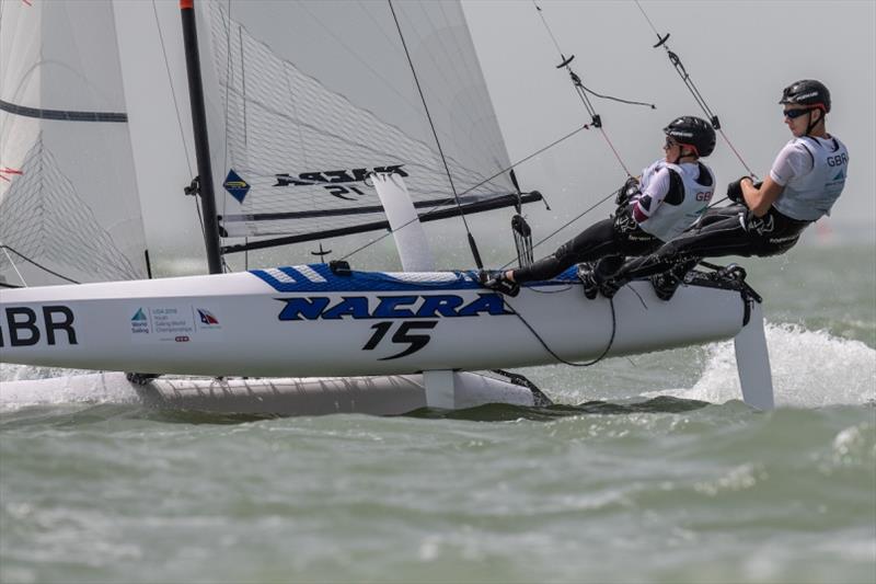 William Smith and Abigail Clarke in action - photo © Jen Edney / World Sailing