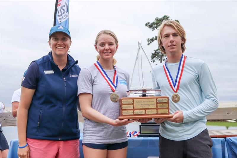 Kay Brunsvold and Cooper Delbridge – Nacra 15 - 2021 U.S. Youth Sailing Championship - photo © Santiago Guerrero