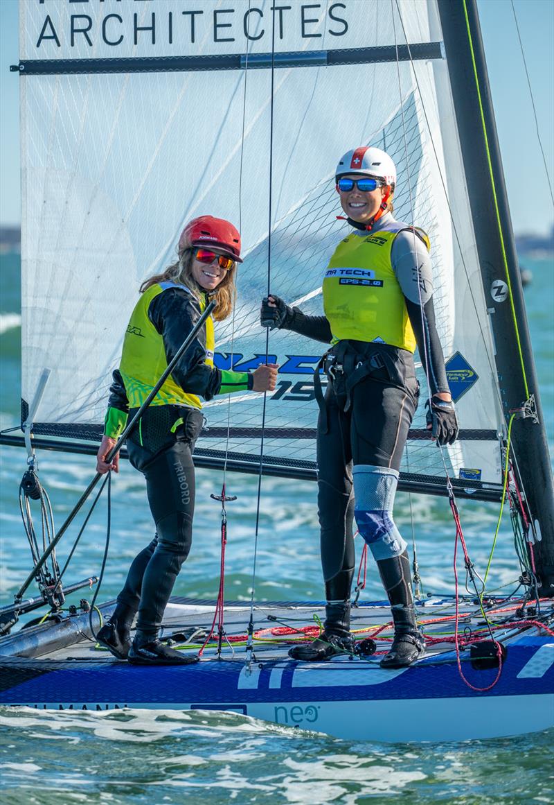 2021 Nacra 15 Worlds at La Grand Motte day 4 photo copyright Didier Hillaire taken at Yacht Club de la Grande Motte and featuring the Nacra 15 class