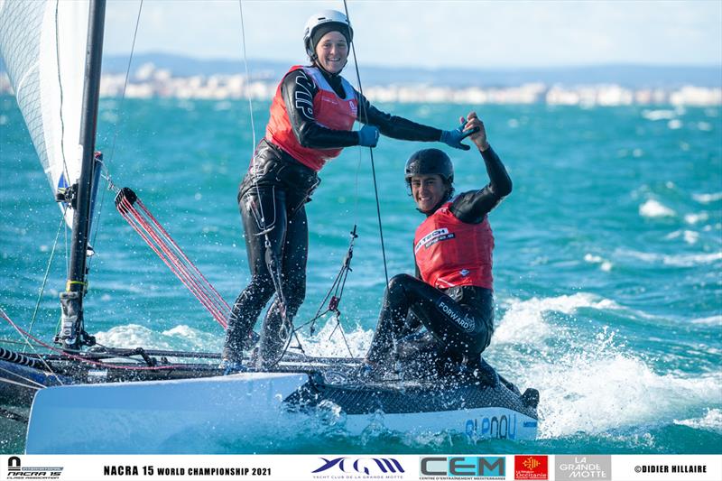 2021 Nacra 15 Worlds at La Grand Motte photo copyright Didier Hillaire taken at Yacht Club de la Grande Motte and featuring the Nacra 15 class