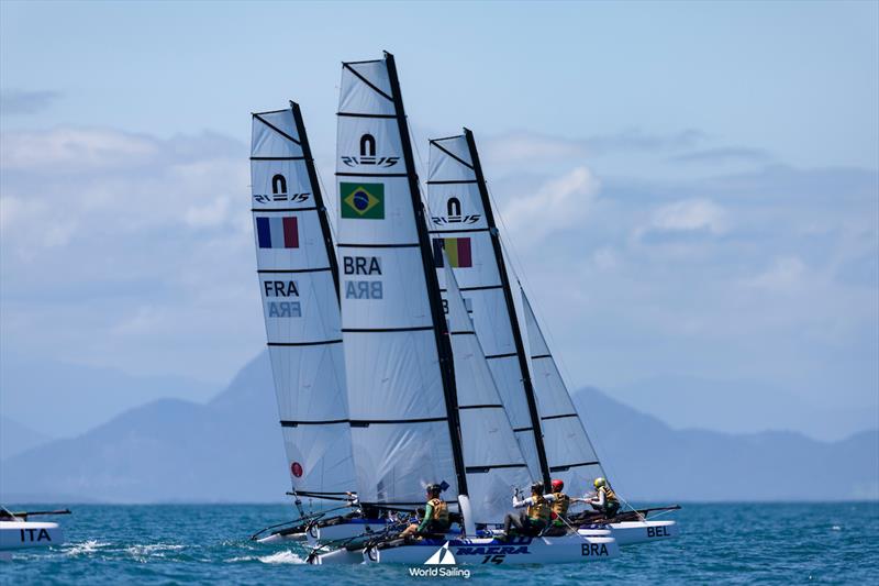 2023 Youth Sailing World Championships Day 3 photo copyright World Sailing taken at  and featuring the Nacra 15 class