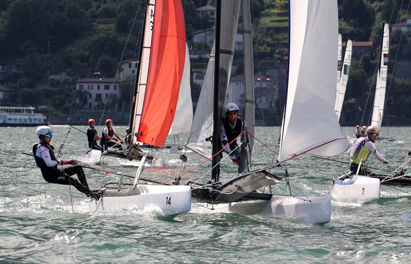 Nacra 50 Year Anniversary Championships at Gravedona, Italy photo copyright Nick Champion / www.championmarinephotography.co.uk taken at Centro Vela Alto Lario and featuring the Nacra 15 class
