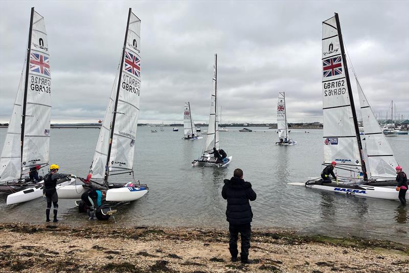 Nacra 15 Winter Training event 2 at Warsash - photo © Roger Cerrato