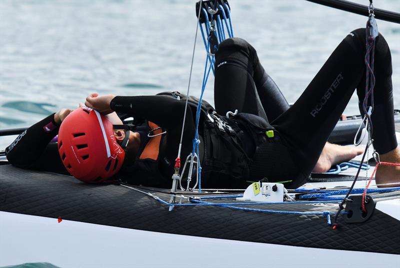 Day 3 - Nacra 15 World Championship at Plymouth photo copyright Joe Woodyear / www.chambersfilmandmedia.com taken at Hooe Point Sailing Club and featuring the Nacra 15 class