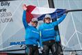 © Laurens Morel / www.saltycolours.com Medal race celebrations of the Nacra 17, 49er & 49erFX Worlds in Clearwater, Florida © Laurens Morel / www.saltycolours.com