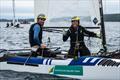 Jason Waterhouse and Lisa Darmanin (Nacra 17) competing at 49er, 49erFX & Nacra 17 World Championships in Hubbards, NS, Canada © Beau Outteridge