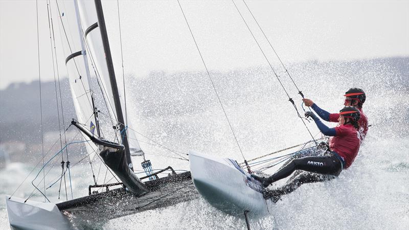 John Gimson and Anna Burnet, Nacra 17 - photo © Lloyd Images