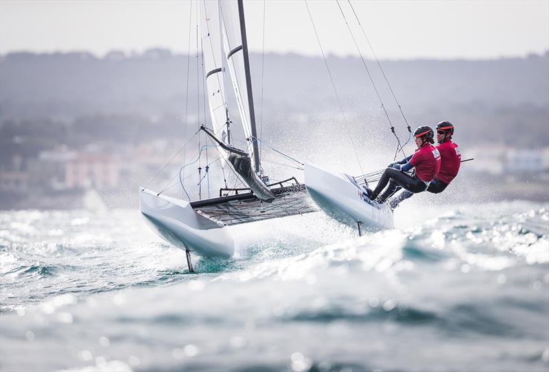 John Gimson and Anna Burnet, Nacra 17 - photo © Lloyd Images