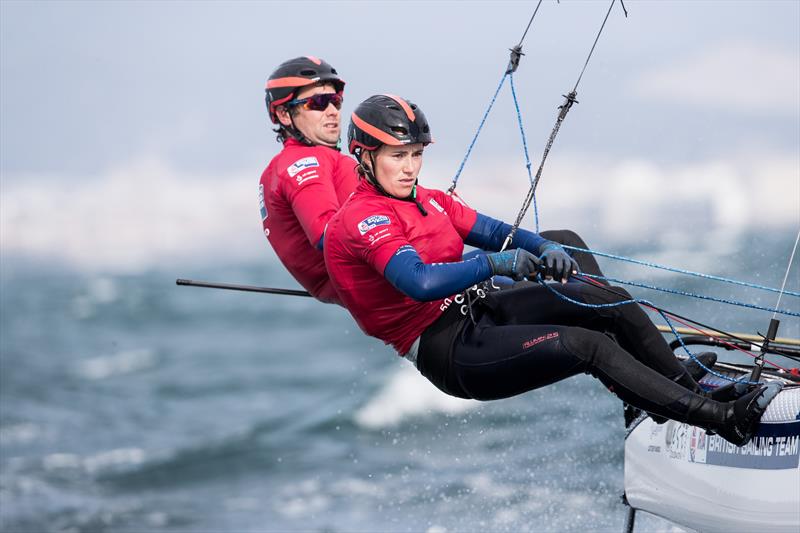 John Gimson and Anna Burnet photo copyright Lloyd Images taken at Real Club Náutico de Palma and featuring the Nacra 17 class