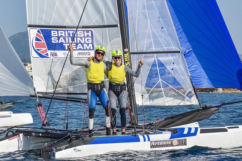 John Gimson and Anna Burnet photo copyright Anna Suslova taken at  and featuring the Nacra 17 class