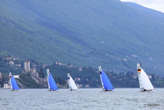 Garda Trentino Olympic Week day 4 photo copyright Elena Giolai taken at Vela Garda Trentino and featuring the Nacra 17 class